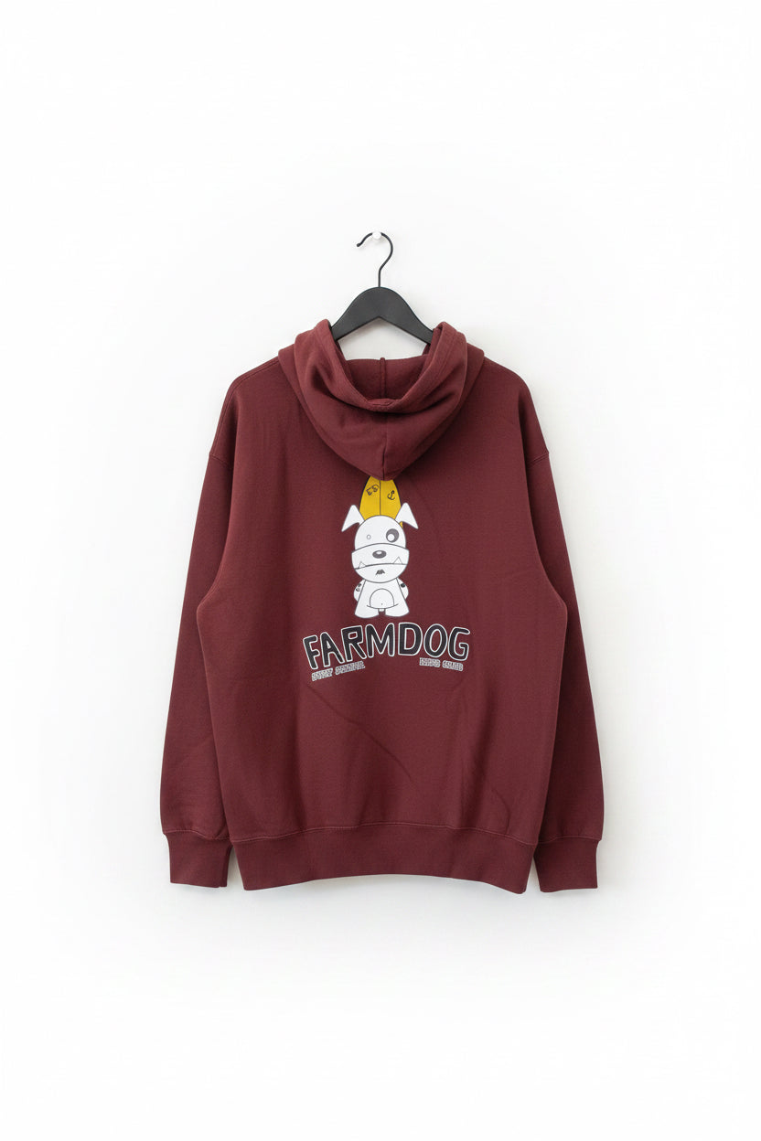 Farmdog Surf Men's OG Logo Garment Dyed Hoodie