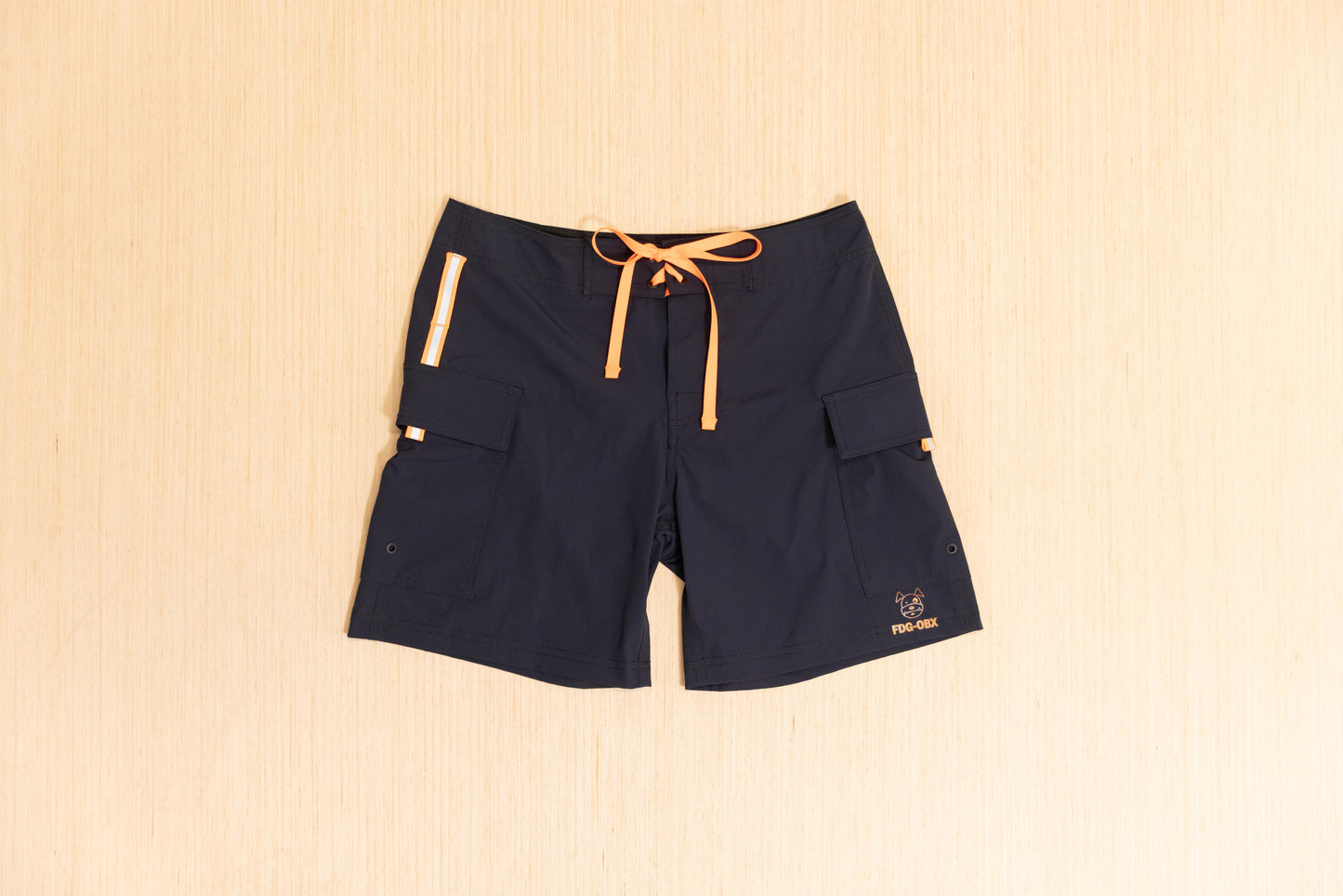 FDG-OBX Shorts - Navy and Orange