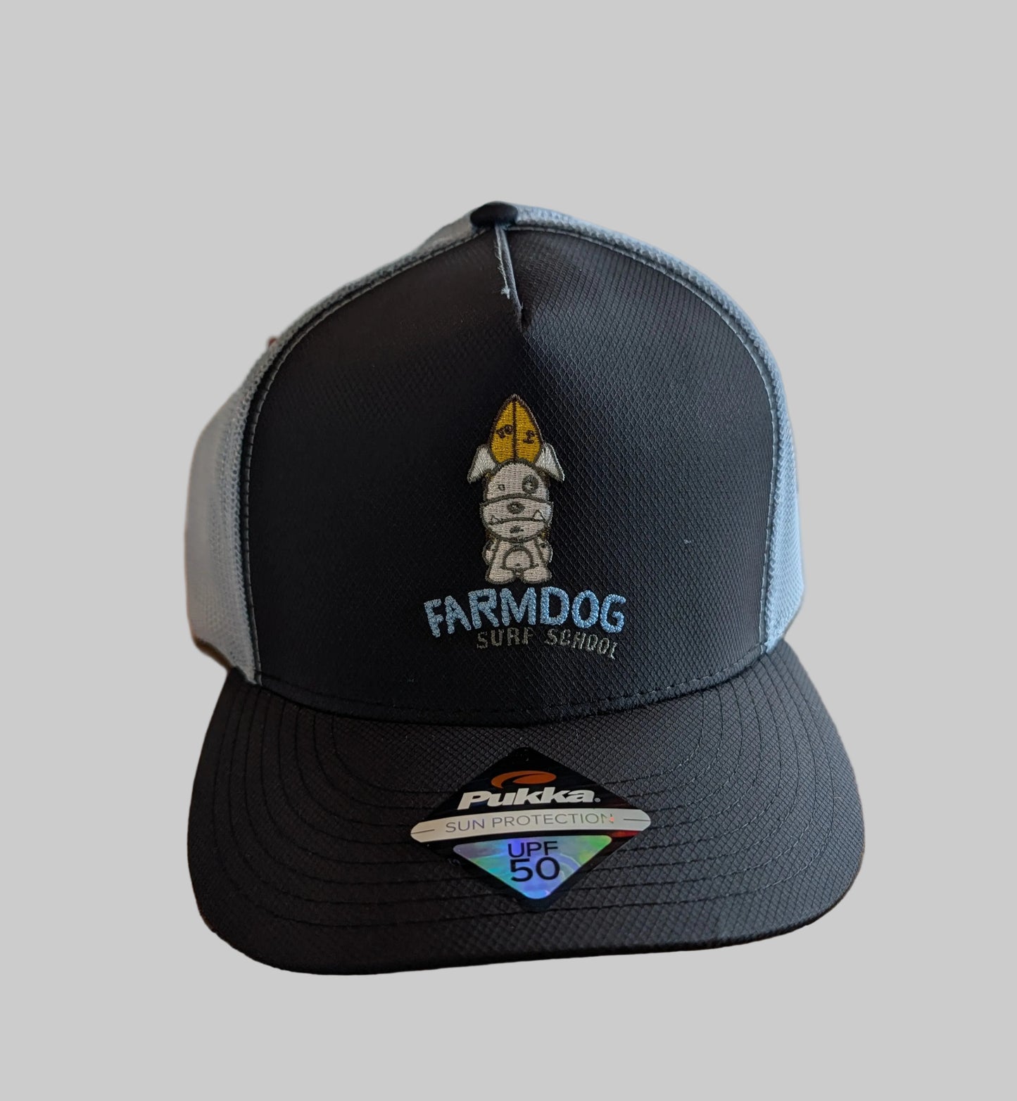 FarmDog Surf School logo hat