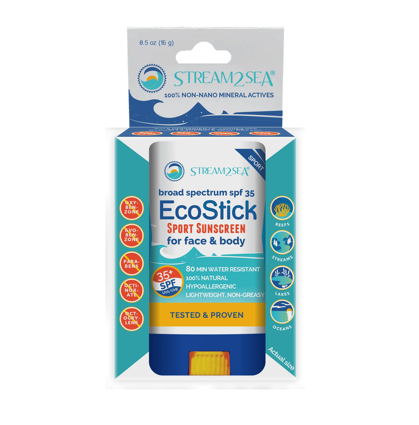 Stream2Sea EcoStick Sunscreen Sport