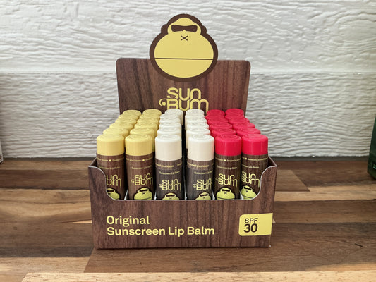 Sun Bum original sunscreen lip balm banana