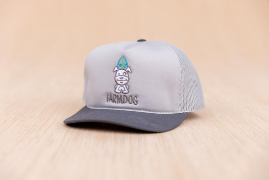 Farmdog OBX Beach Services Trucker Gray