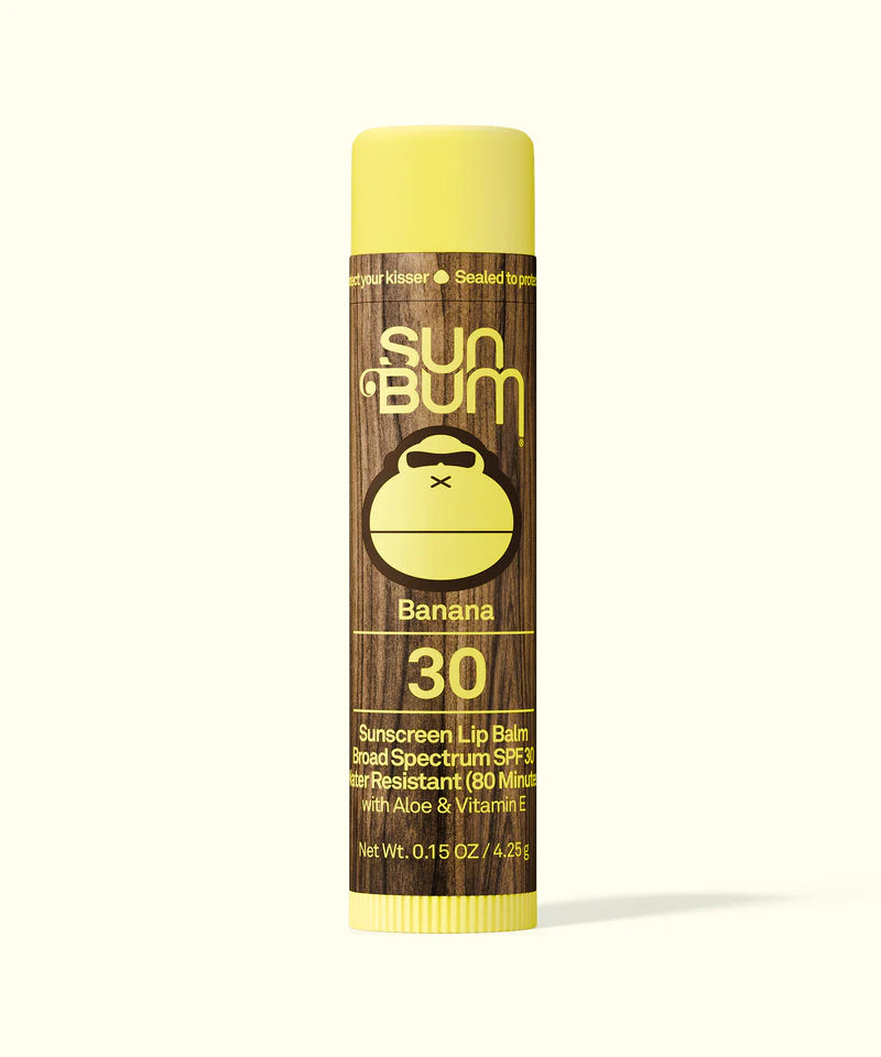 Sun Bum original sunscreen lip balm banana