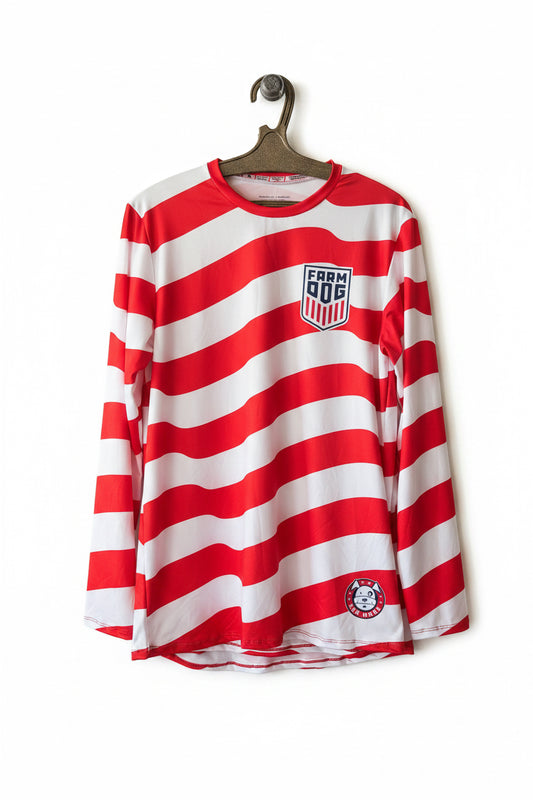 Farmdog Surf USMNT Dry-Wick Long Sleeve UV Top