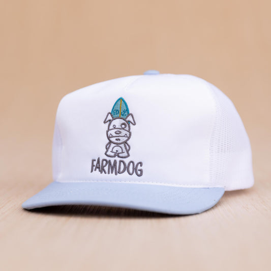 Farmdog OBX Beach Services Trucker White