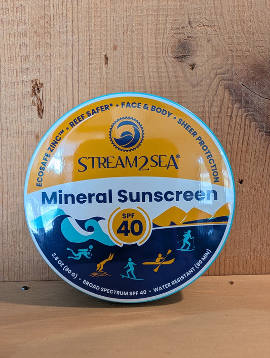 Stream2Sea SPF 40 Sport Sunscreen Zinc Balm