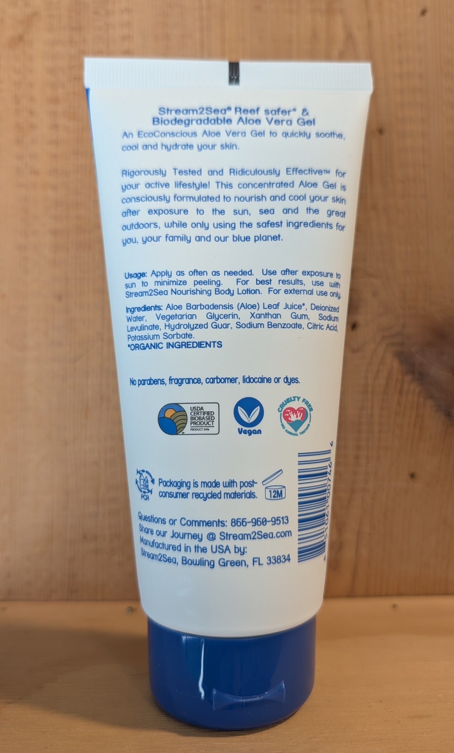Stream2Sea Soothing Aloe Vera Gel