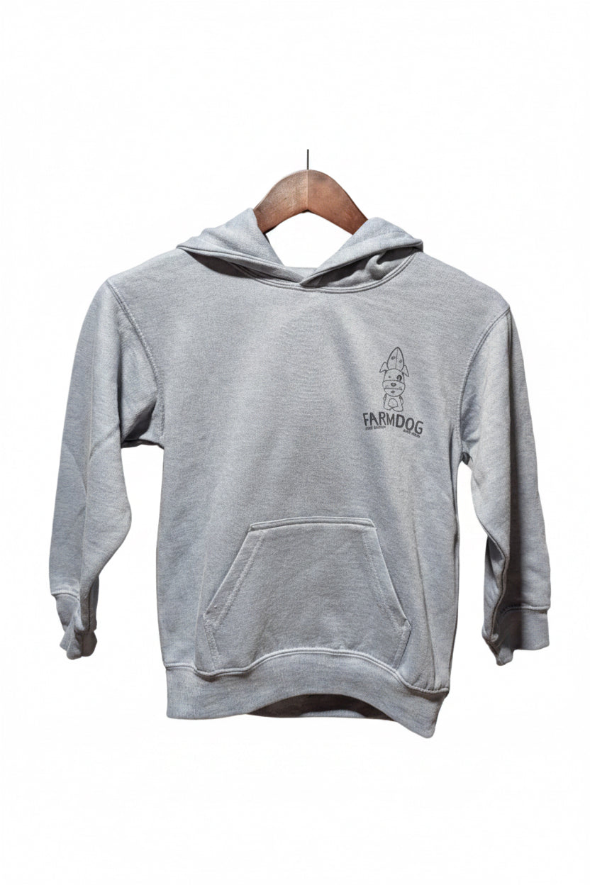 Farmdog Surf Kids OG Outline Surf School Logo Hooded Sweatshirt