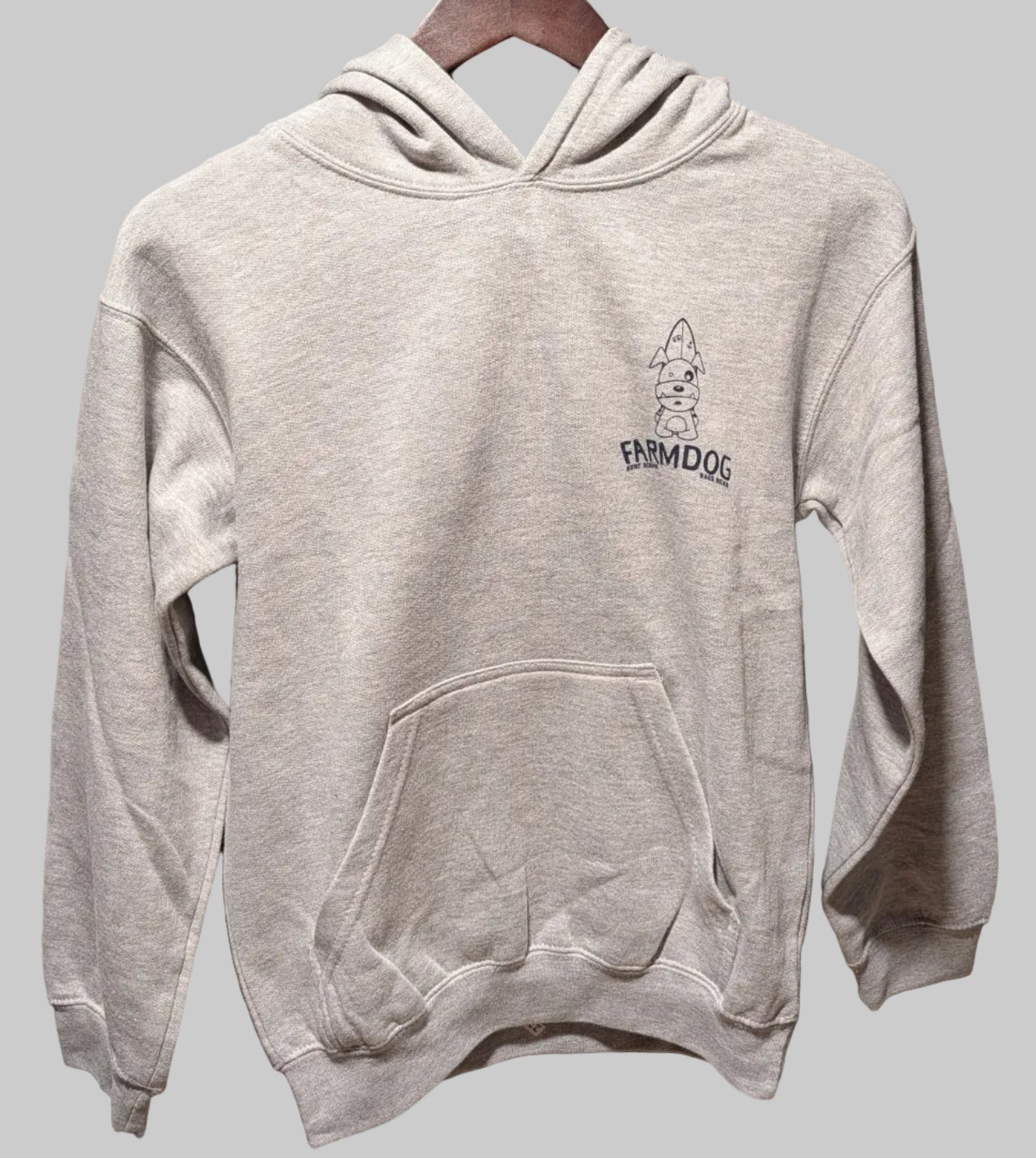 Farmdog Surf Kids OG Outline Surf School Logo Hooded Sweatshirt