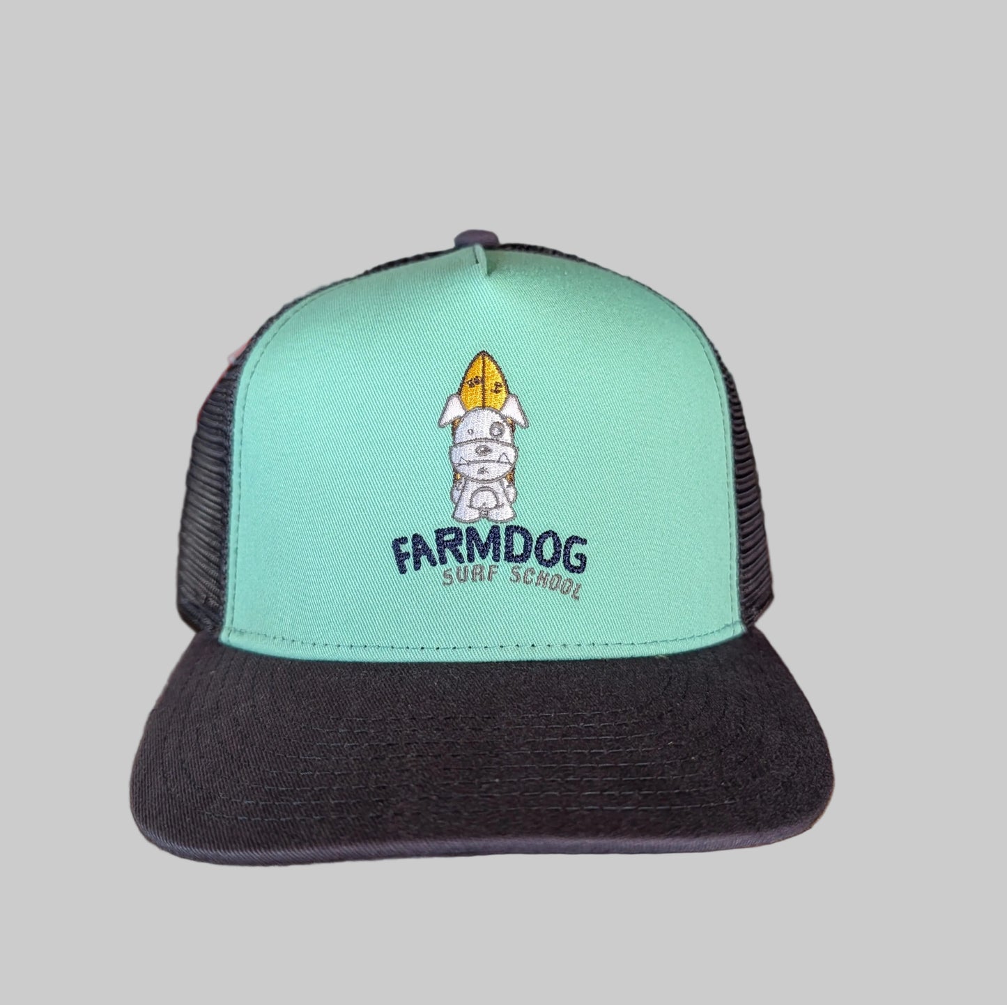 FarmDog Surf School logo hat