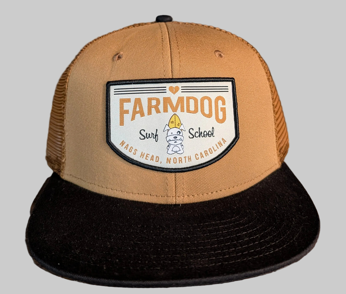 Farmdog Surf School Retro Patch Trucker Hat