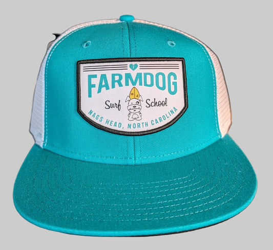 Farmdog Surf School Retro Patch Trucker Hat